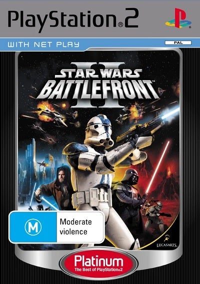 Electronic Arts Star Wars Battlefront 2 Platinum Refurbished PS2 Playstation 2 Game